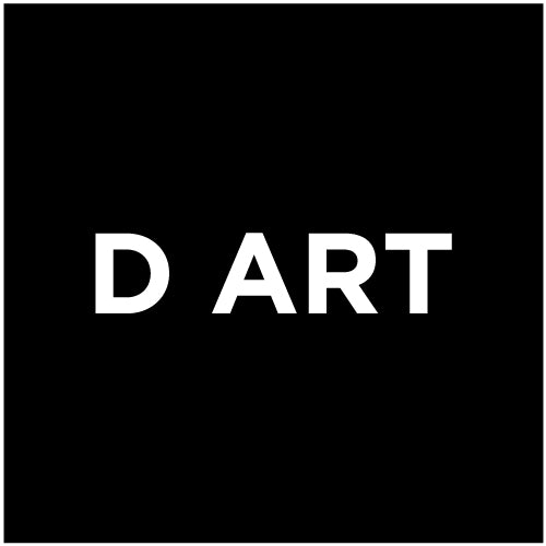 Black square with 'D ART' text in white. Logo of D ART Studio.