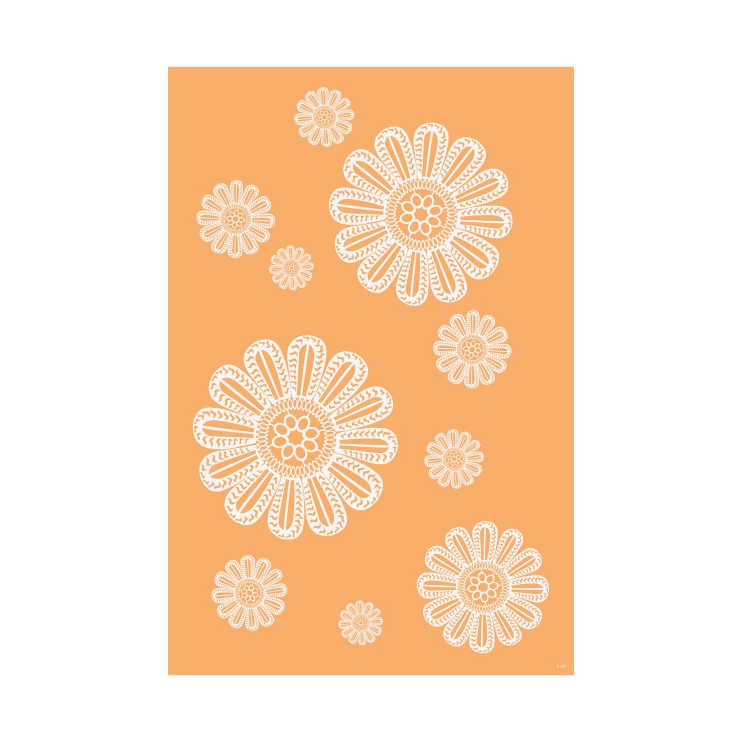 Peachy Sunset matte poster - D ART Studio