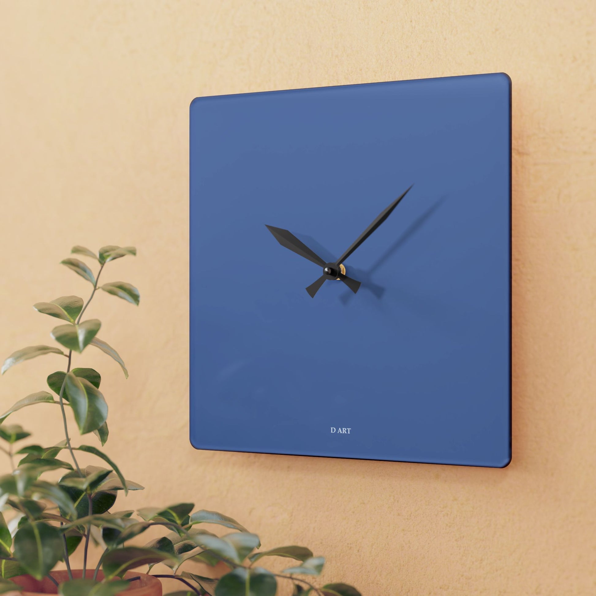 Seaside Blue Simplicity wall clock - D ART Studio