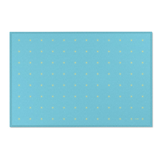 Turquoise Glimmer area rug