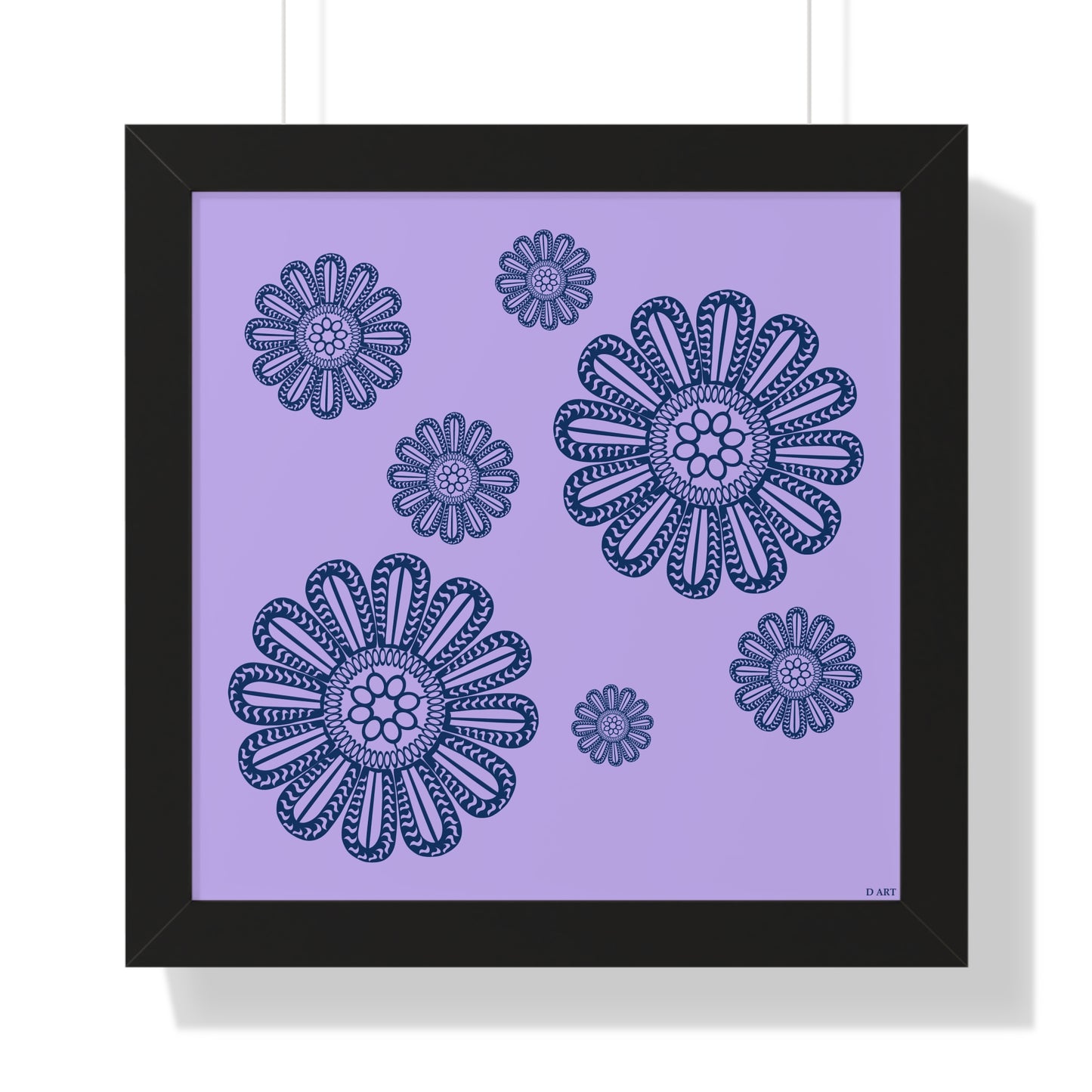 Dreamy Lilac framed art - D ART Studio