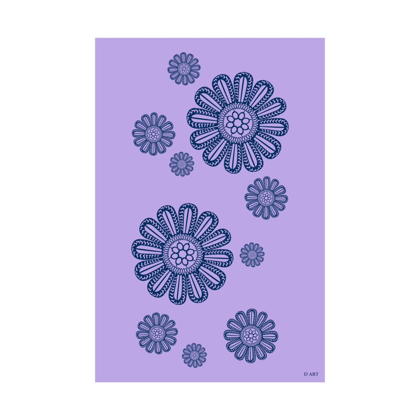 Dreamy Lilac matte poster - D ART Studio