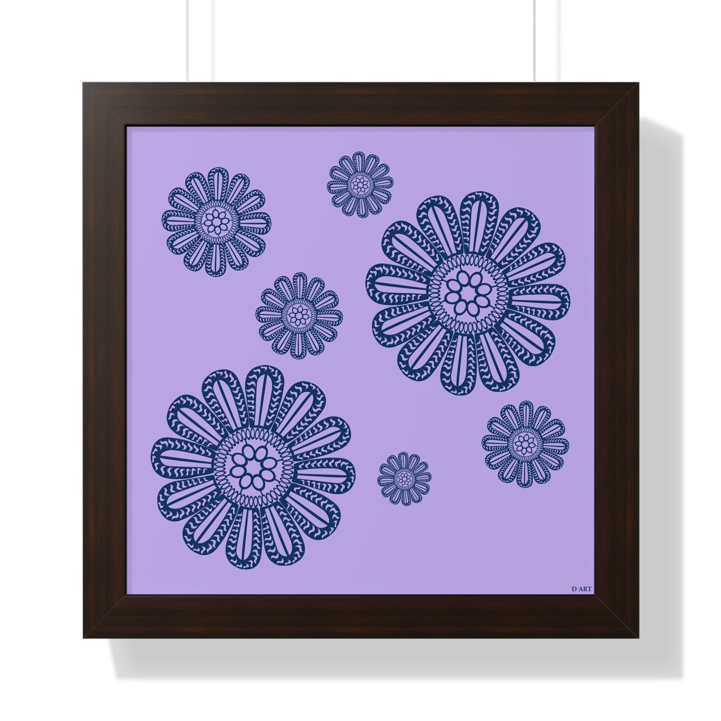 Dreamy Lilac framed art - D ART Studio