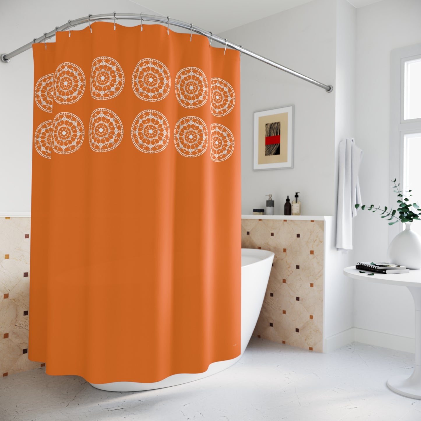 Sunset Blaze shower curtain