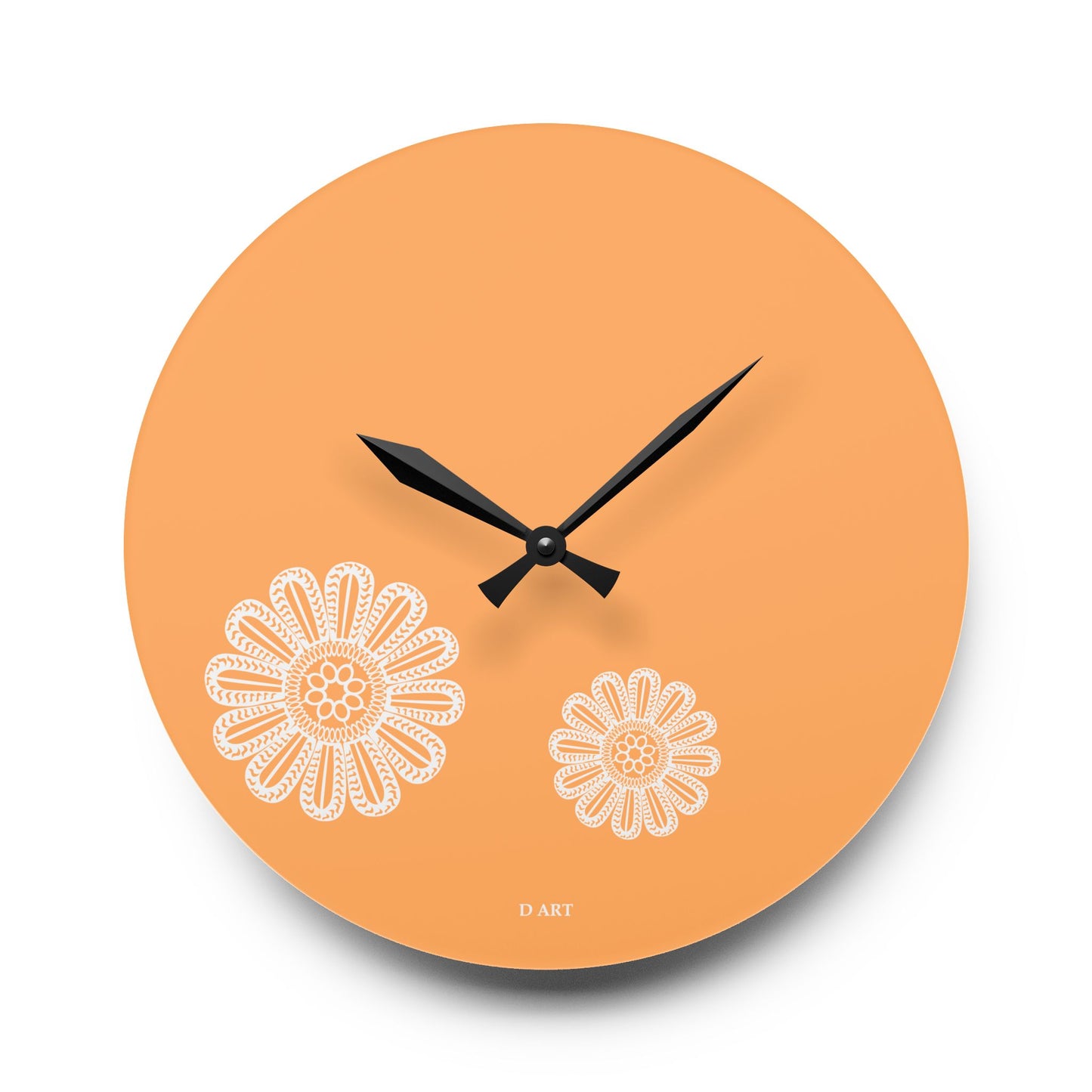 Peachy Sunset wall clock - D ART Studio