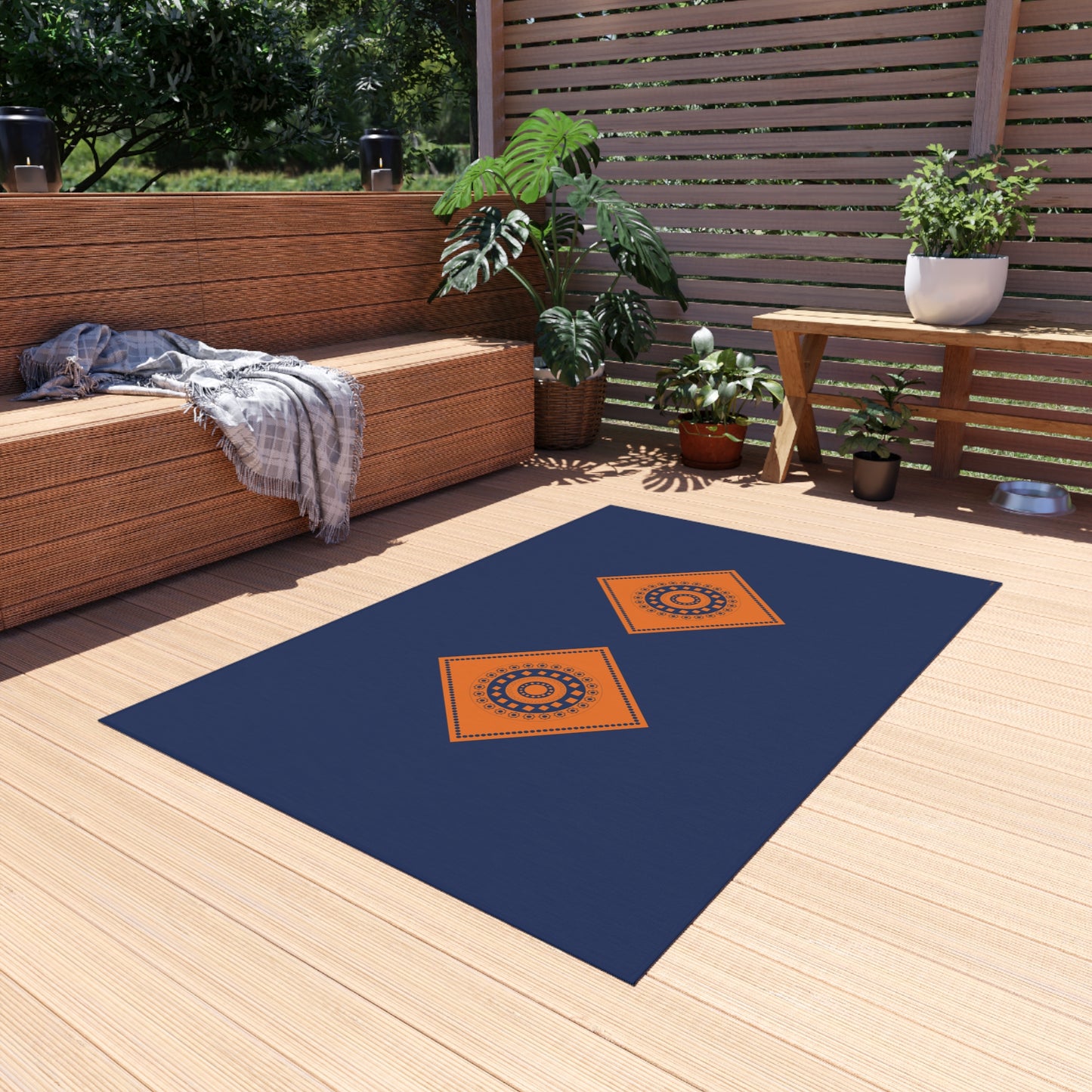 Dusk Tones outdoor rug