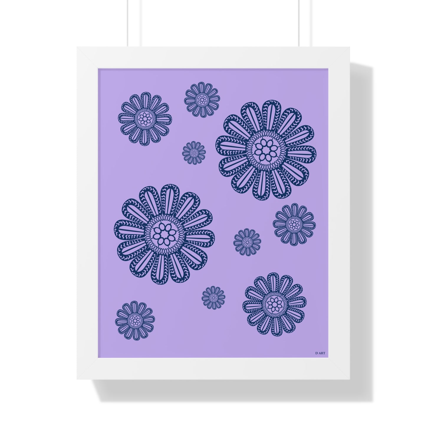 Dreamy Lilac framed art - D ART Studio