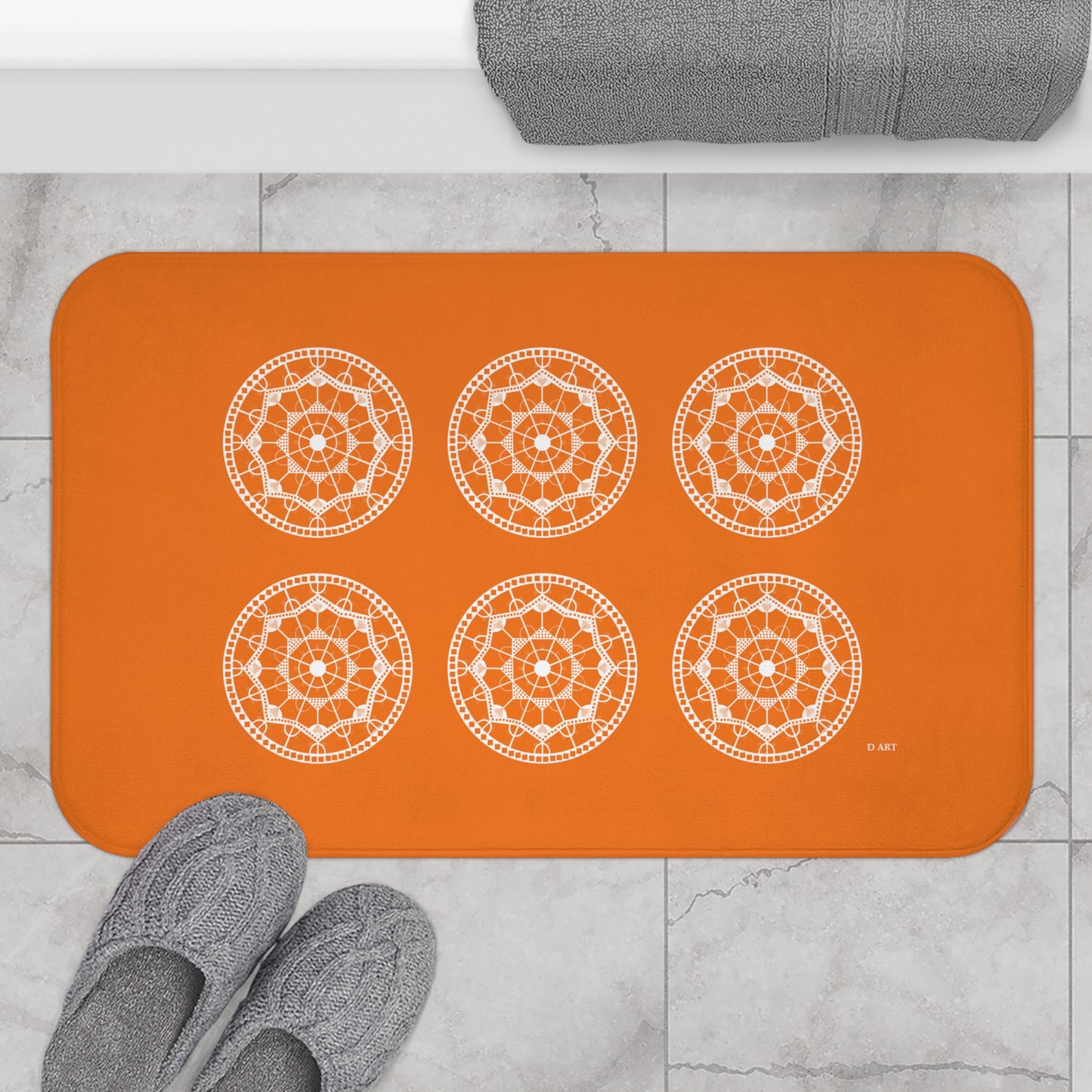 Sunset Blaze bath mat - D ART Studio