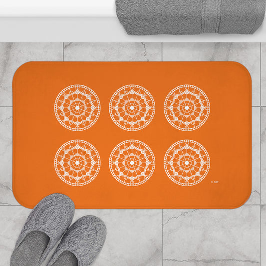 Sunset Blaze bath mat