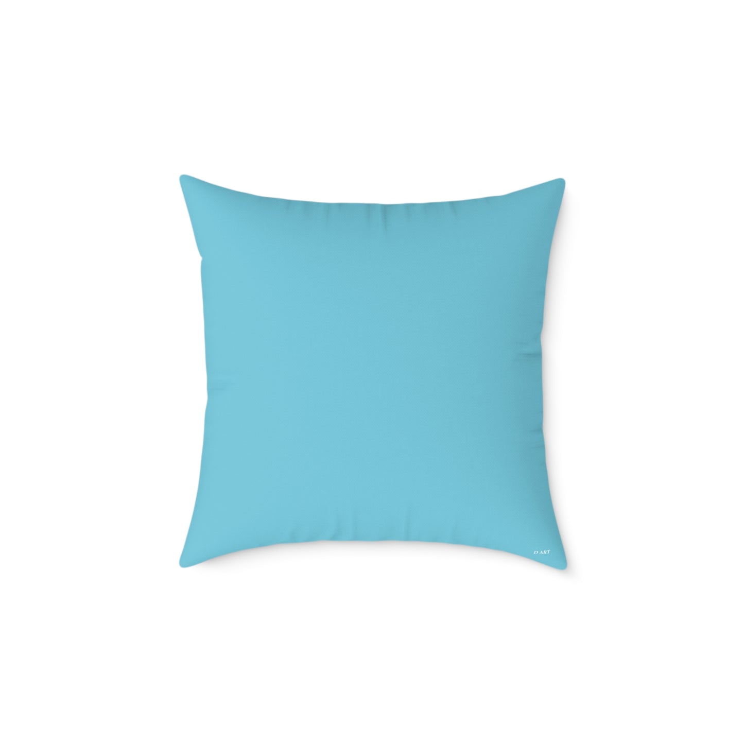 Turquoise Simplicity pillow - D ART Studio