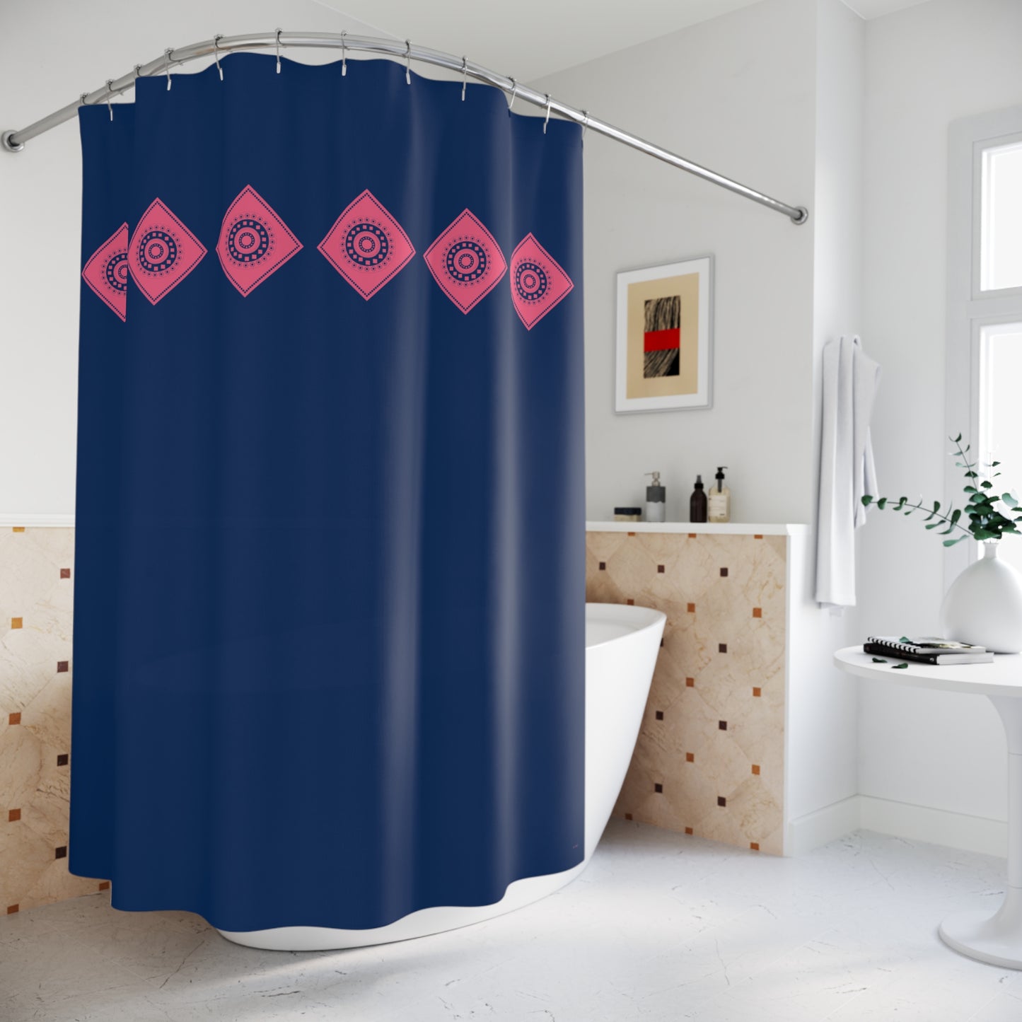 Rose Twilight shower curtain