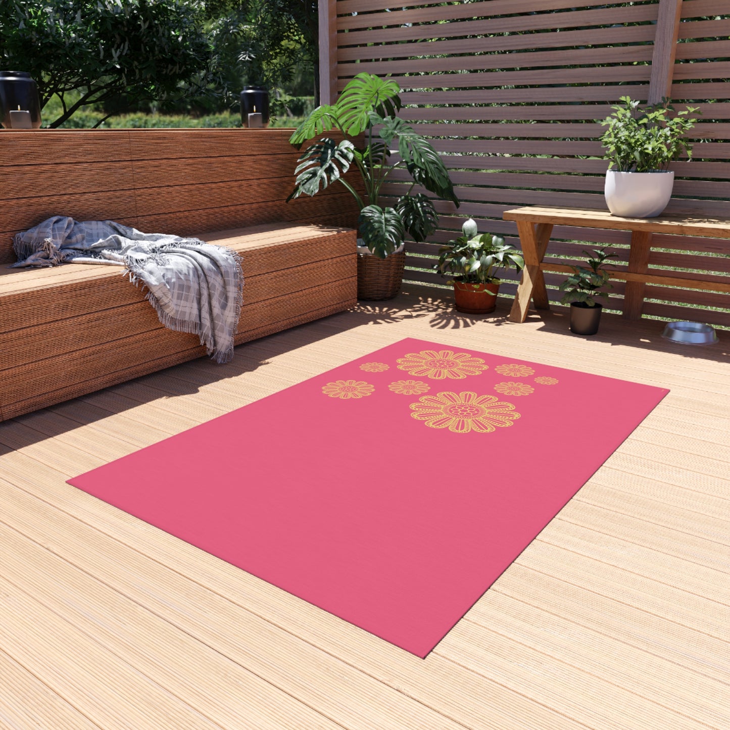 Pink Lemonade outdoor rug