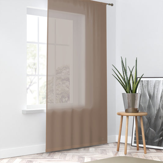 Hazel Simplicity single panel sheer curtain