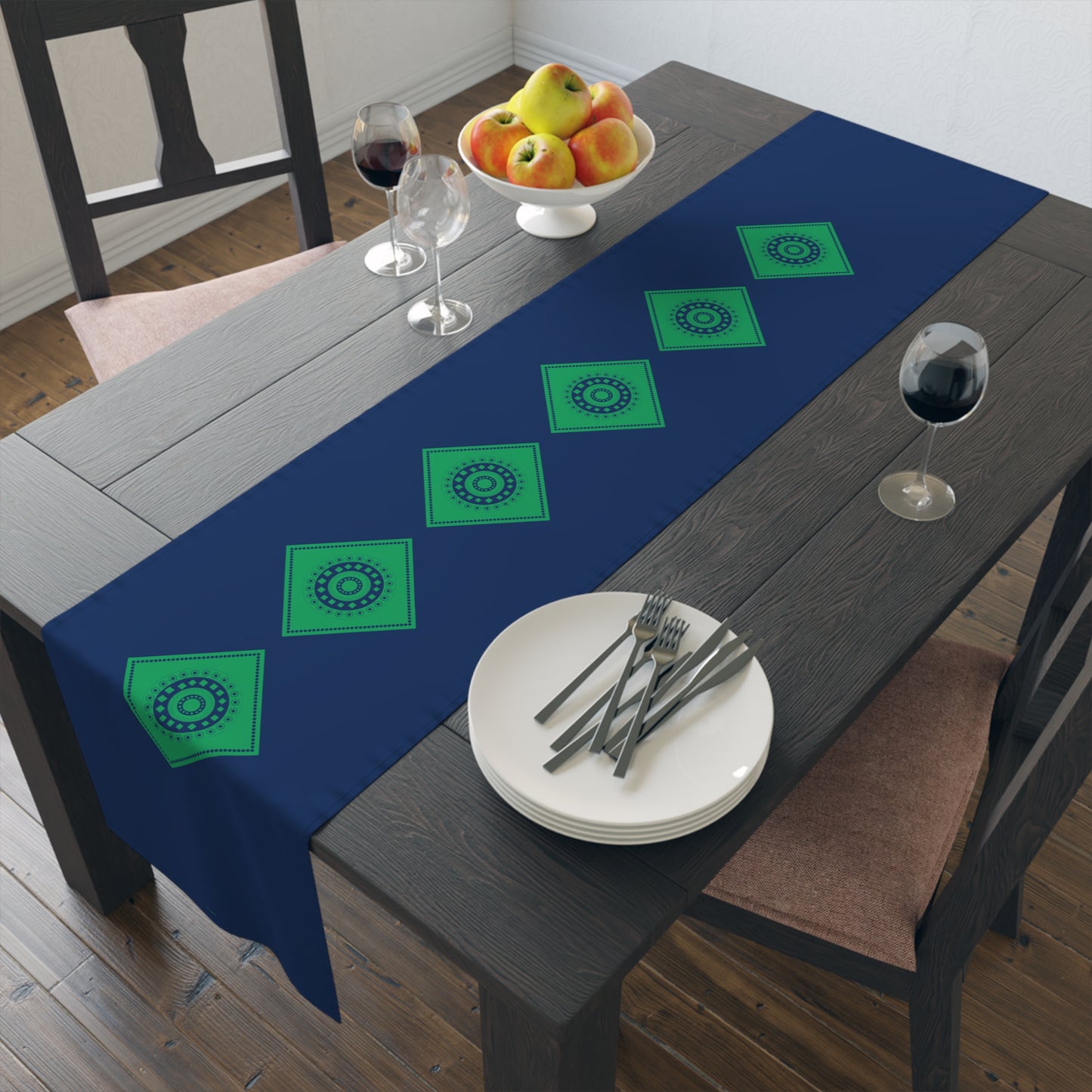 Emerald Nightfall table runner