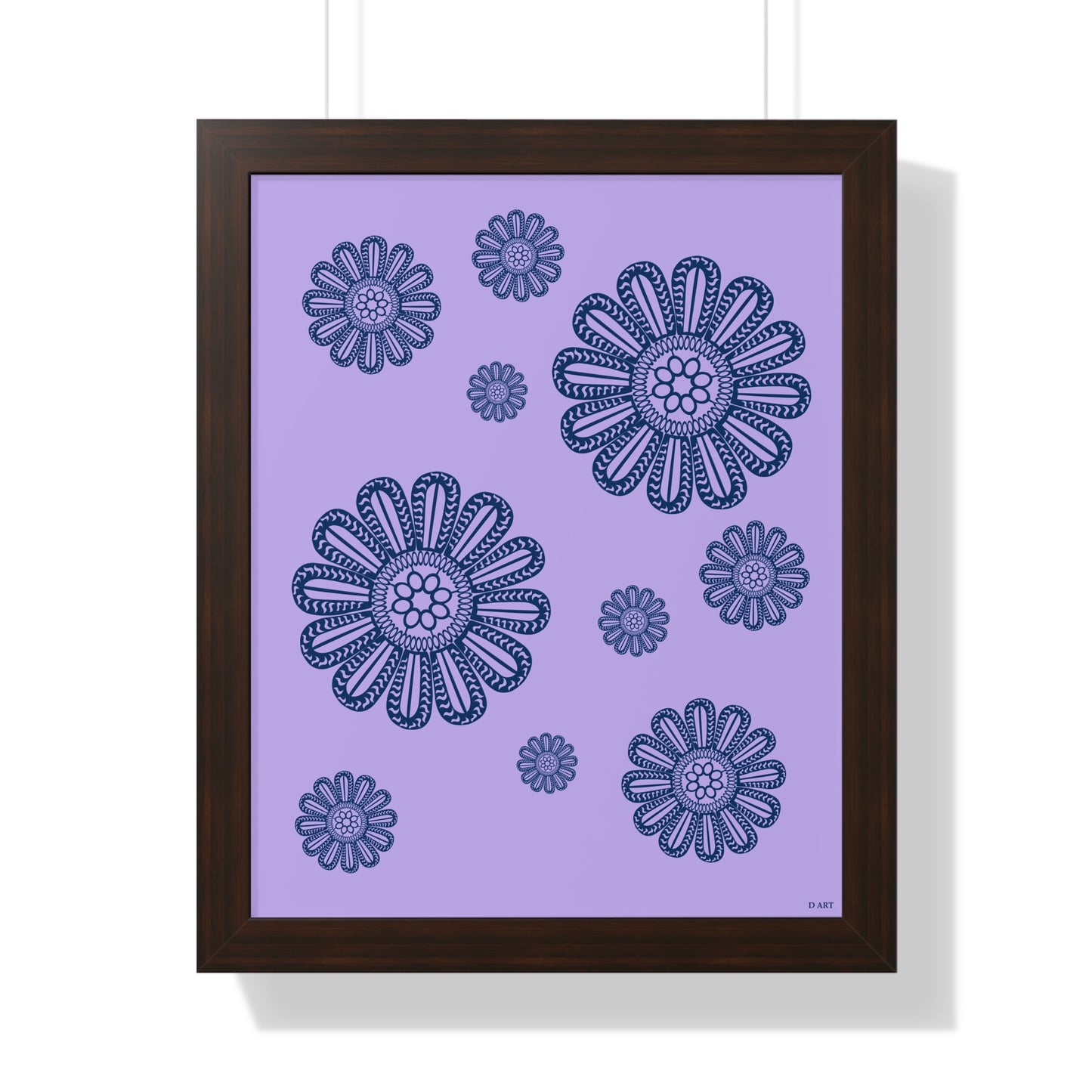 Dreamy Lilac framed art - D ART Studio