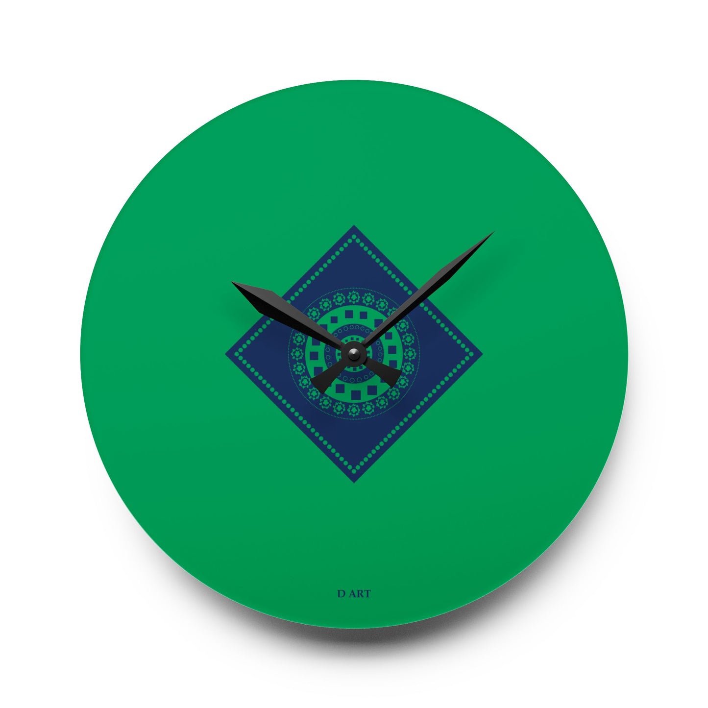 Emerald Nightfall wall clock - D ART Studio