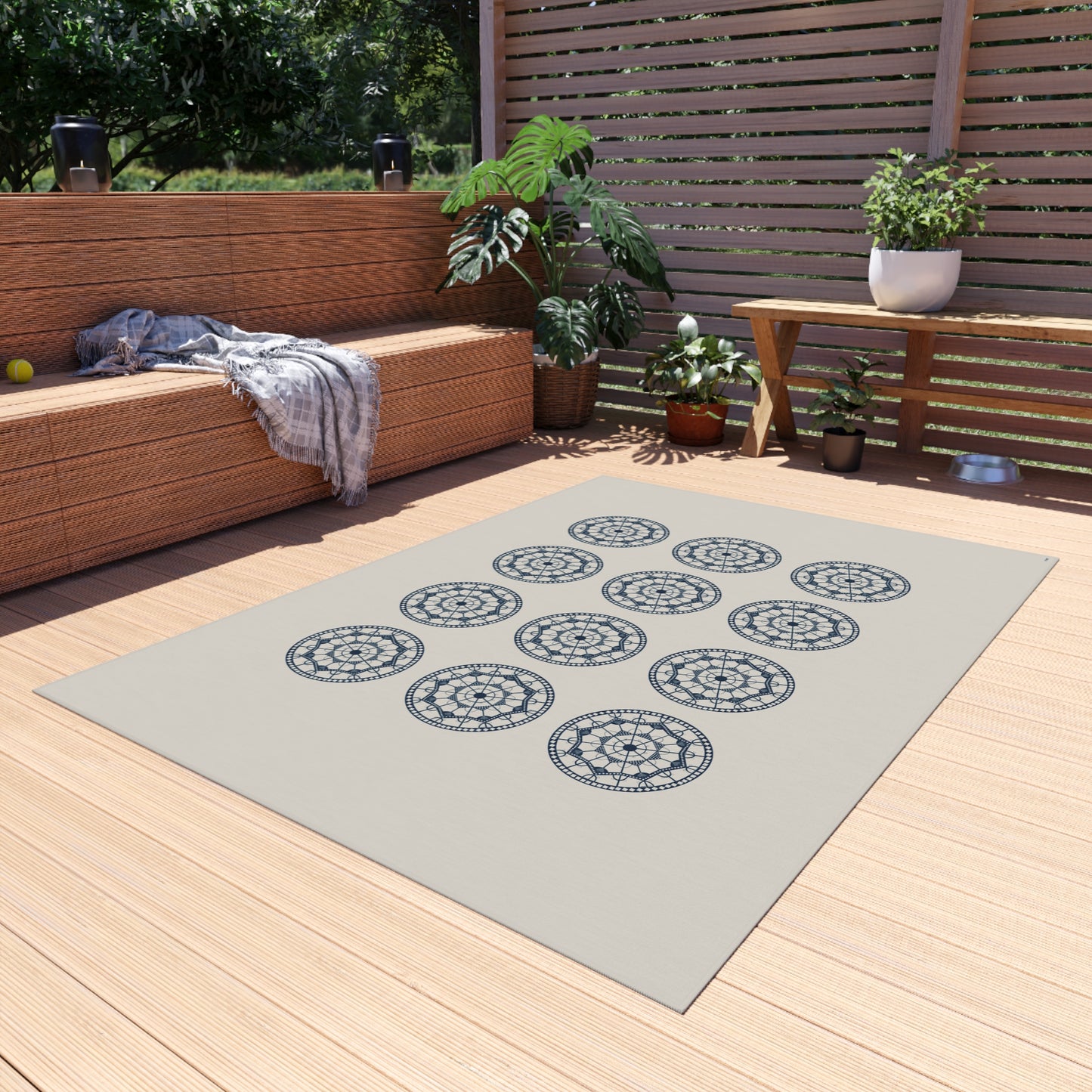 Midnight Dune outdoor rug