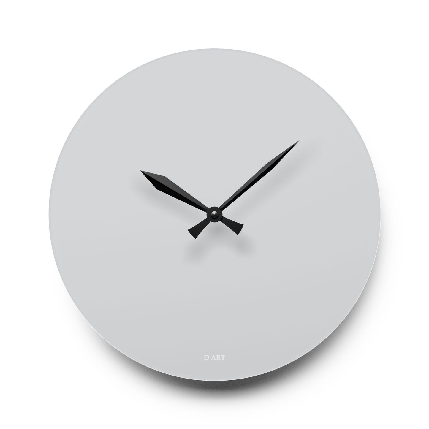 Gray Simplicity wall clock - D ART Studio