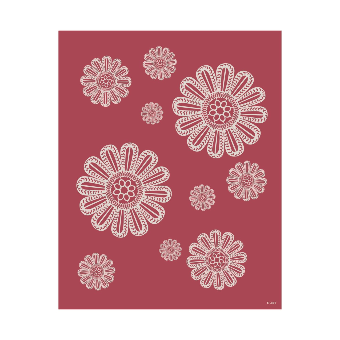 Almond Blossom matte poster - D ART Studio