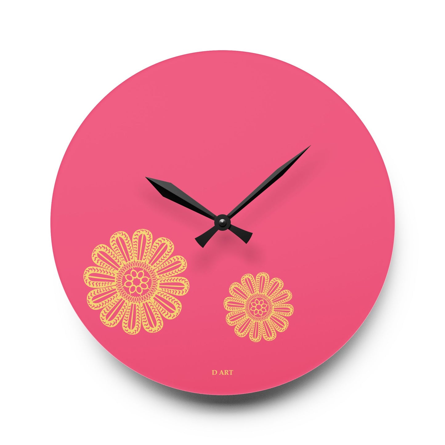 Pink lemonade wall clock - D ART Studio