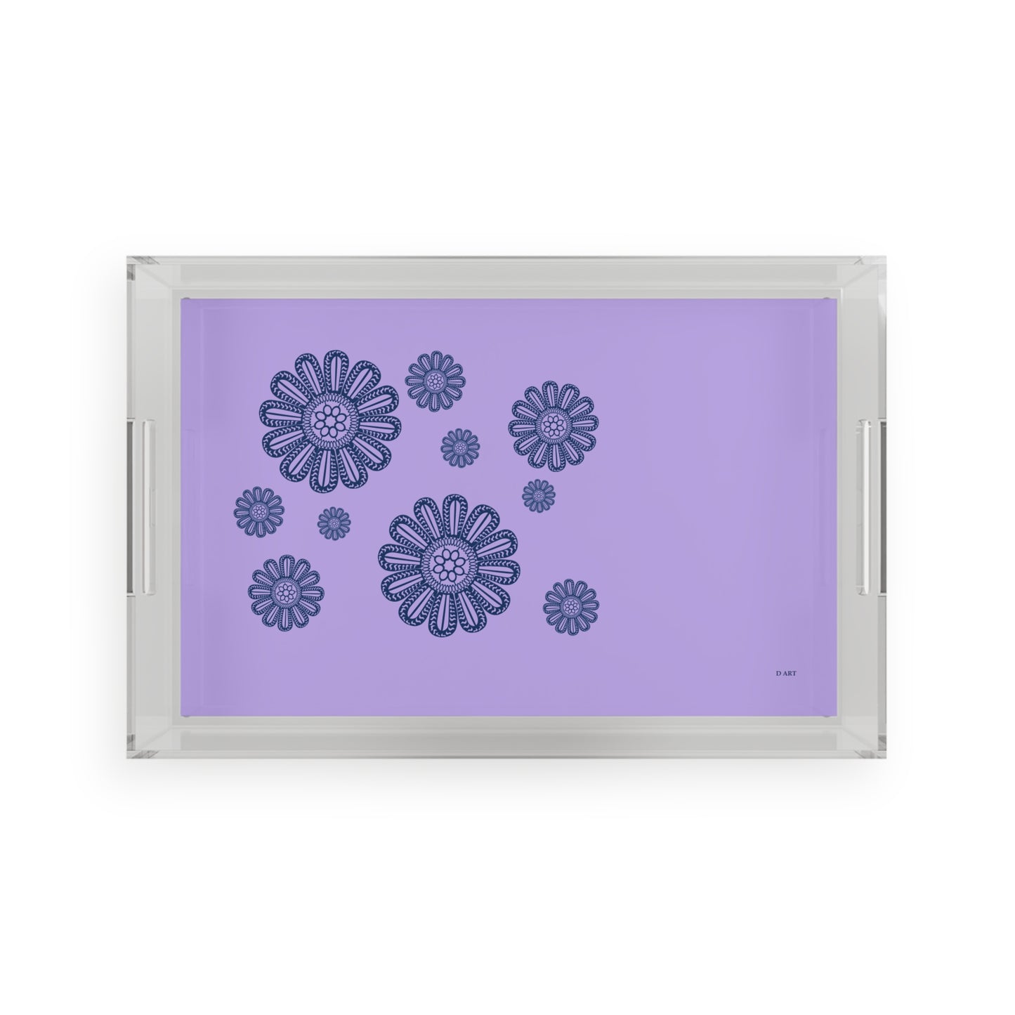 Dreamy Lilac acrylic tray