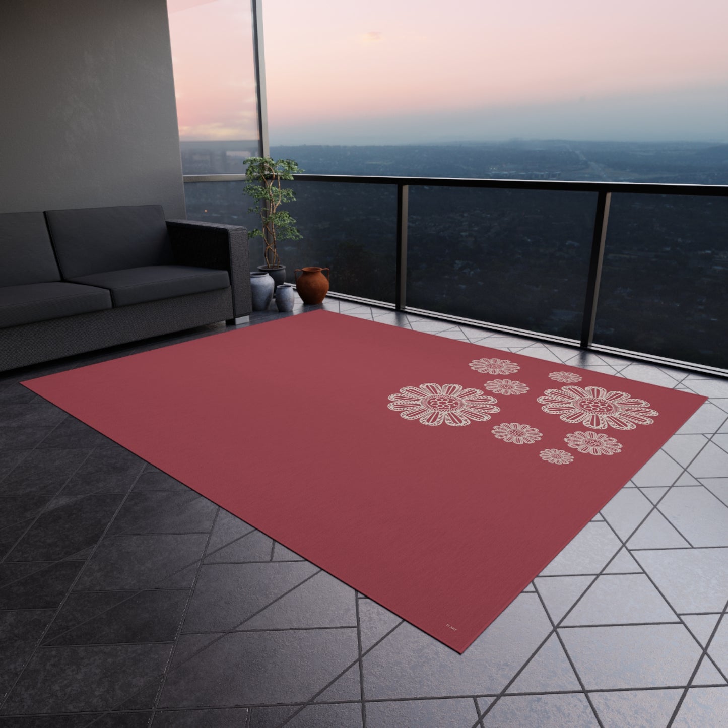 Almond Blossom outdoor rug