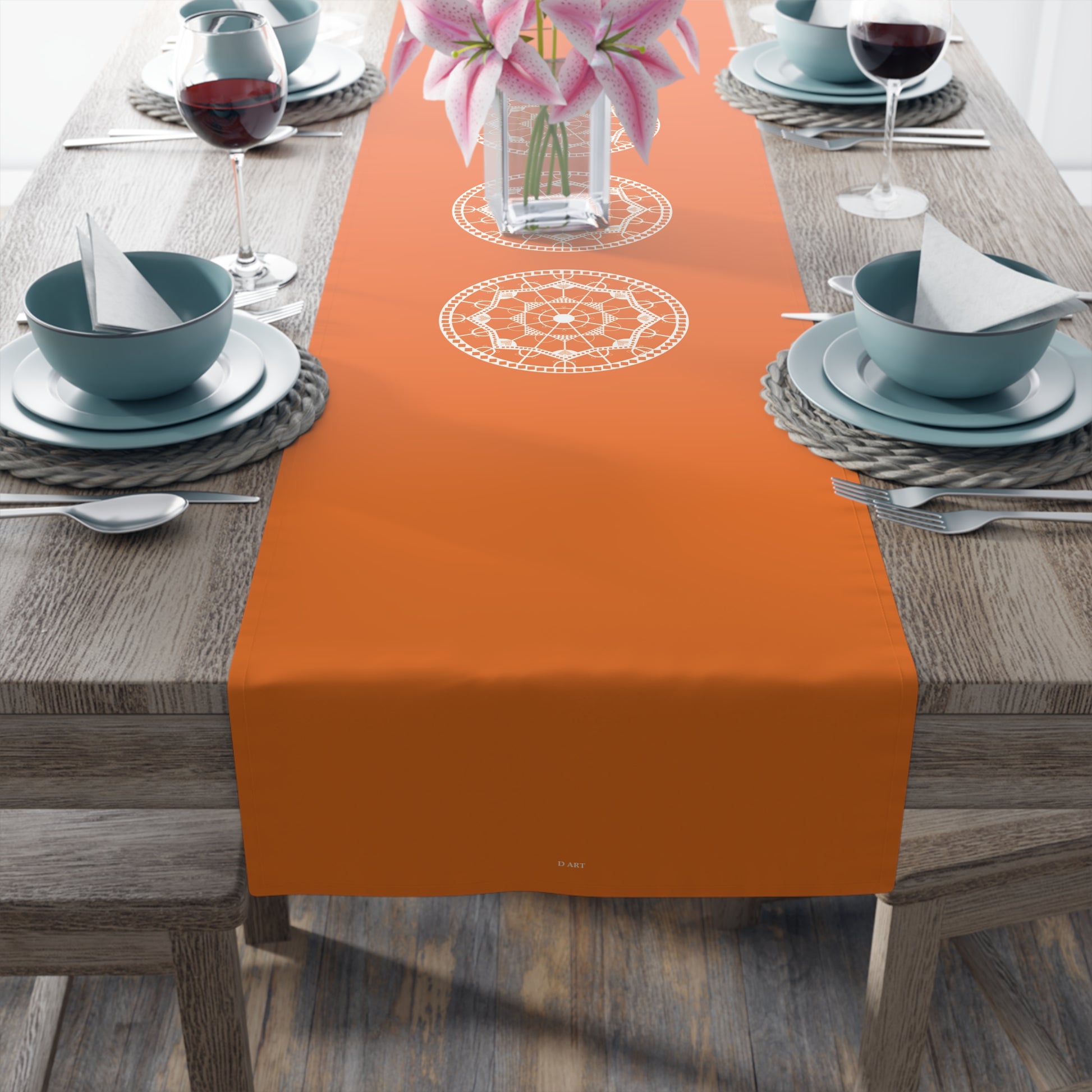 Sunset Blaze table runner - D ART Studio