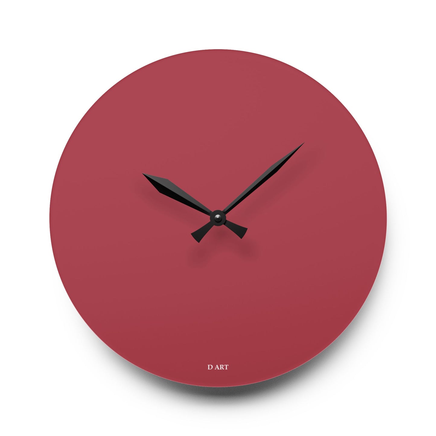 Terracotta Simplicity wall clock - D ART Studio