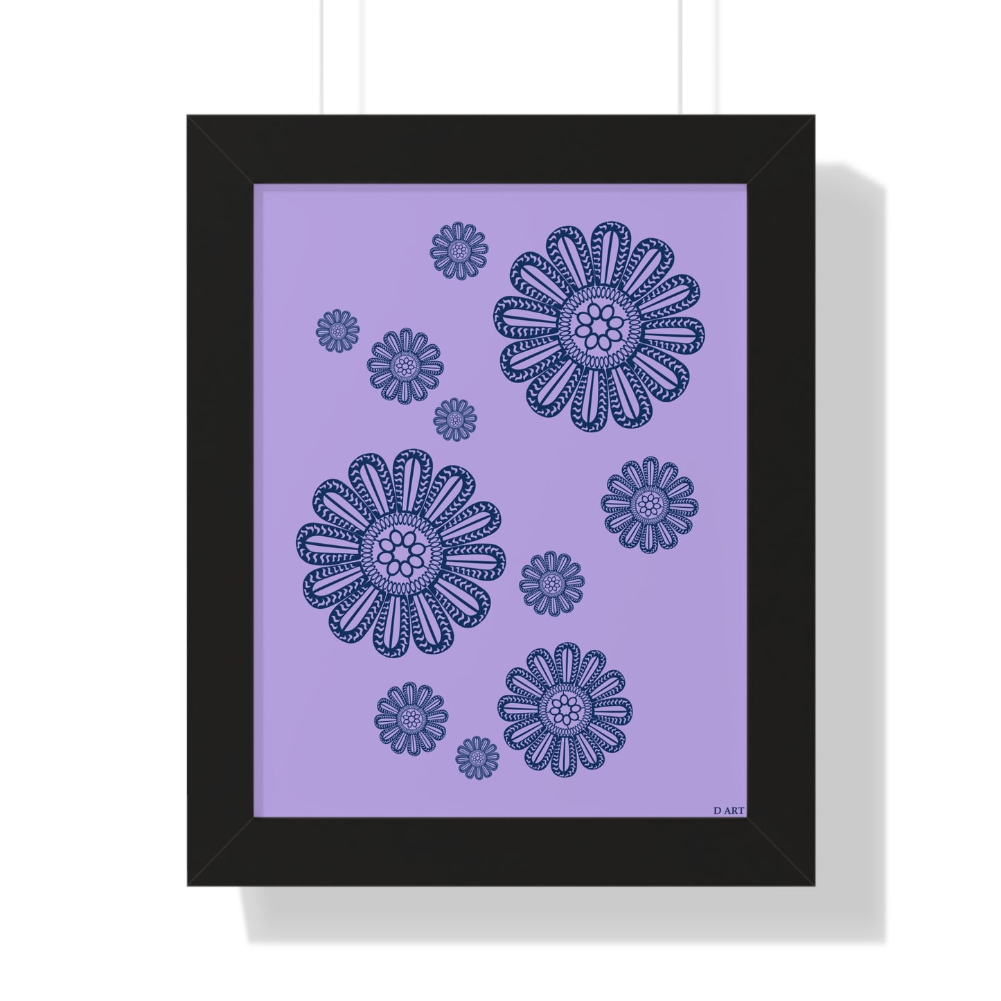 Dreamy Lilac framed art - D ART Studio