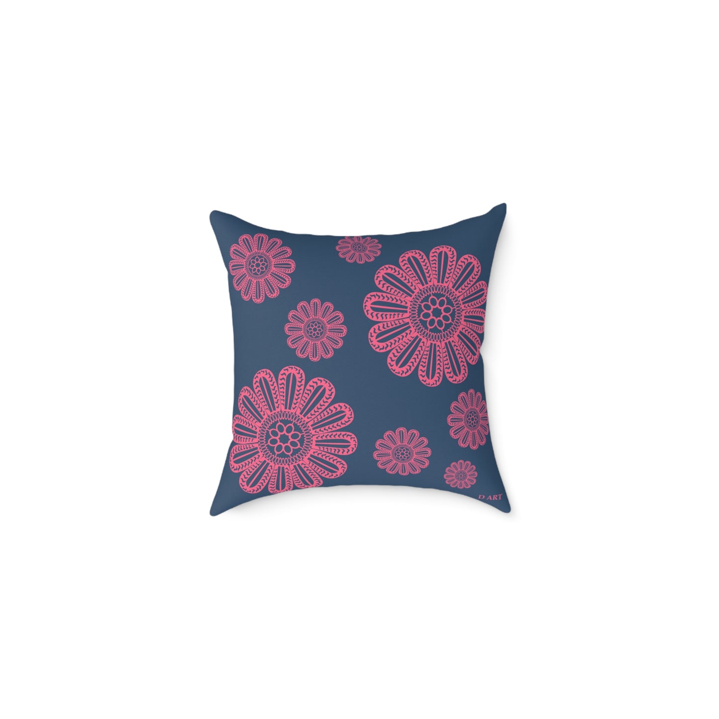 Midnight Blossoms pillow - D ART Studio