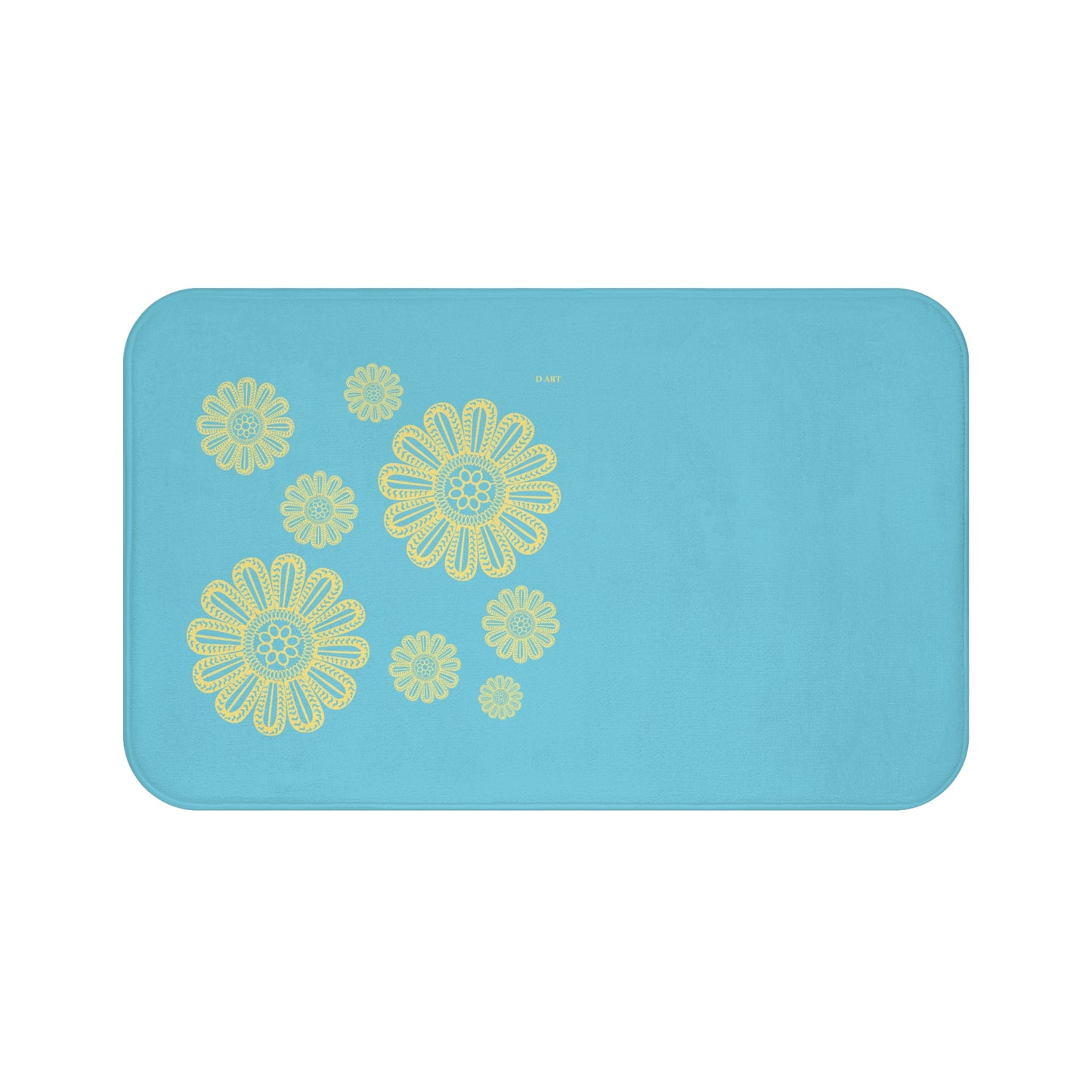 Turquoise Delight bath mat