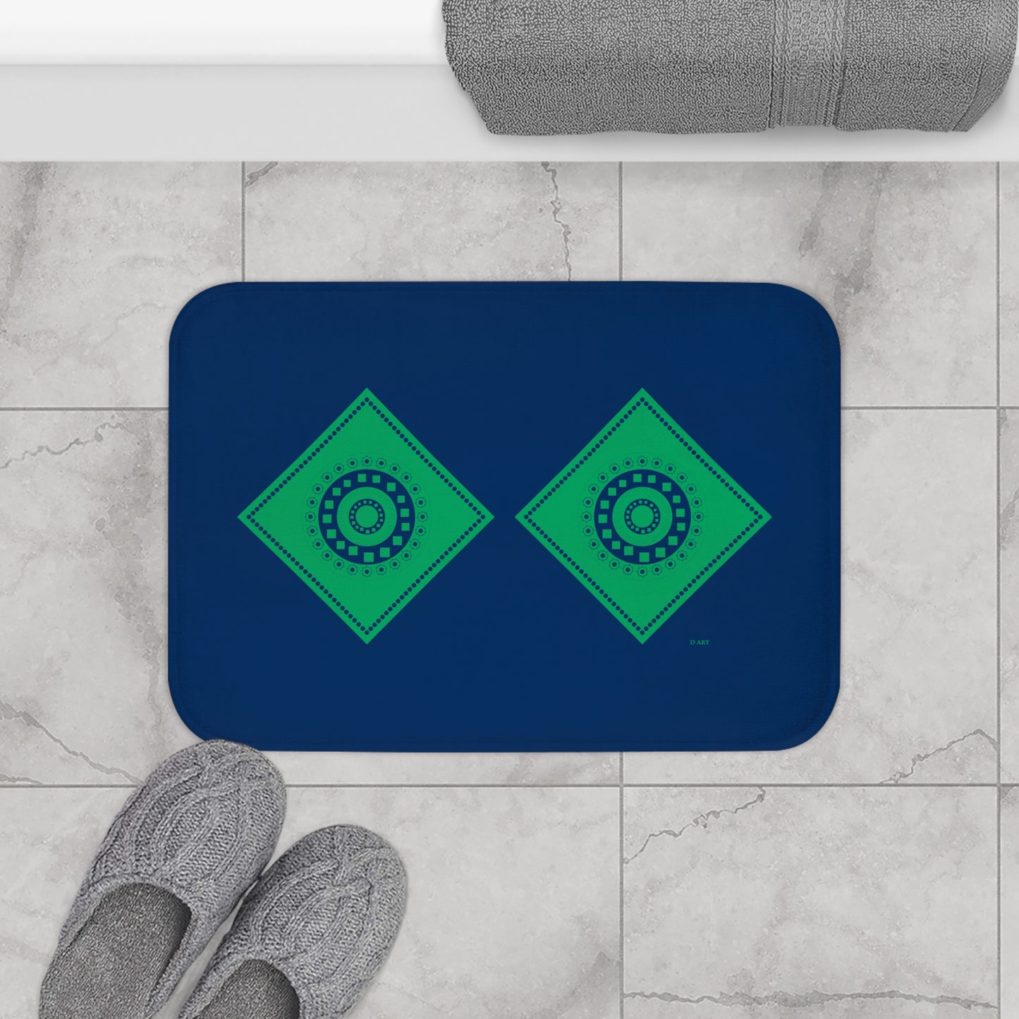 Emerald Nightfall bath mat