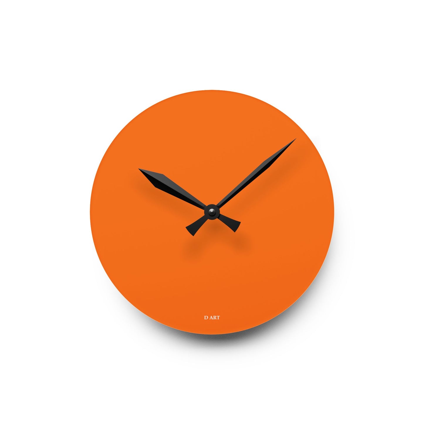 Tangerine Simplicity wall clock - D ART Studio