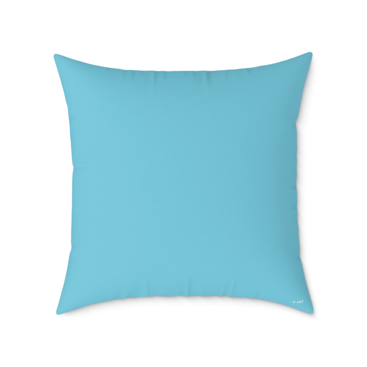 Turquoise Simplicity pillow - D ART Studio