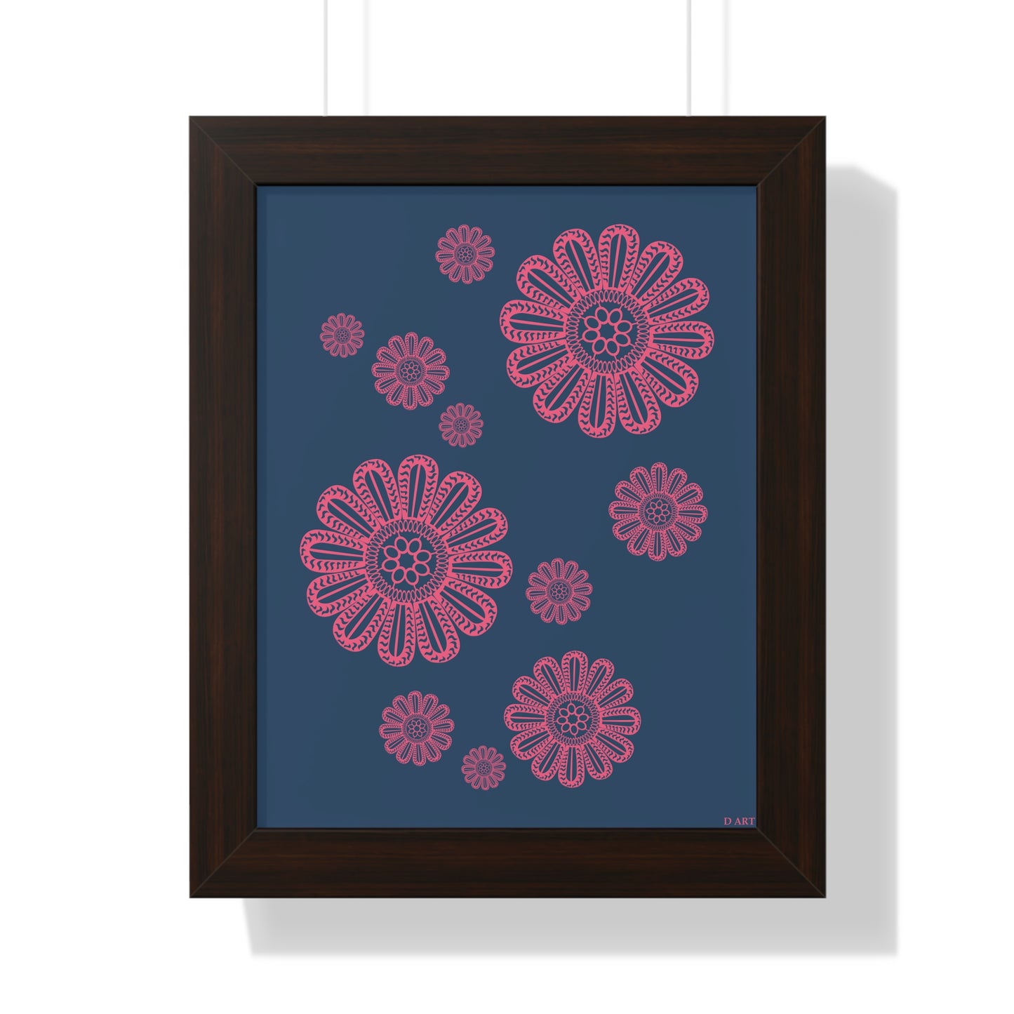 Midnight Blossoms framed art