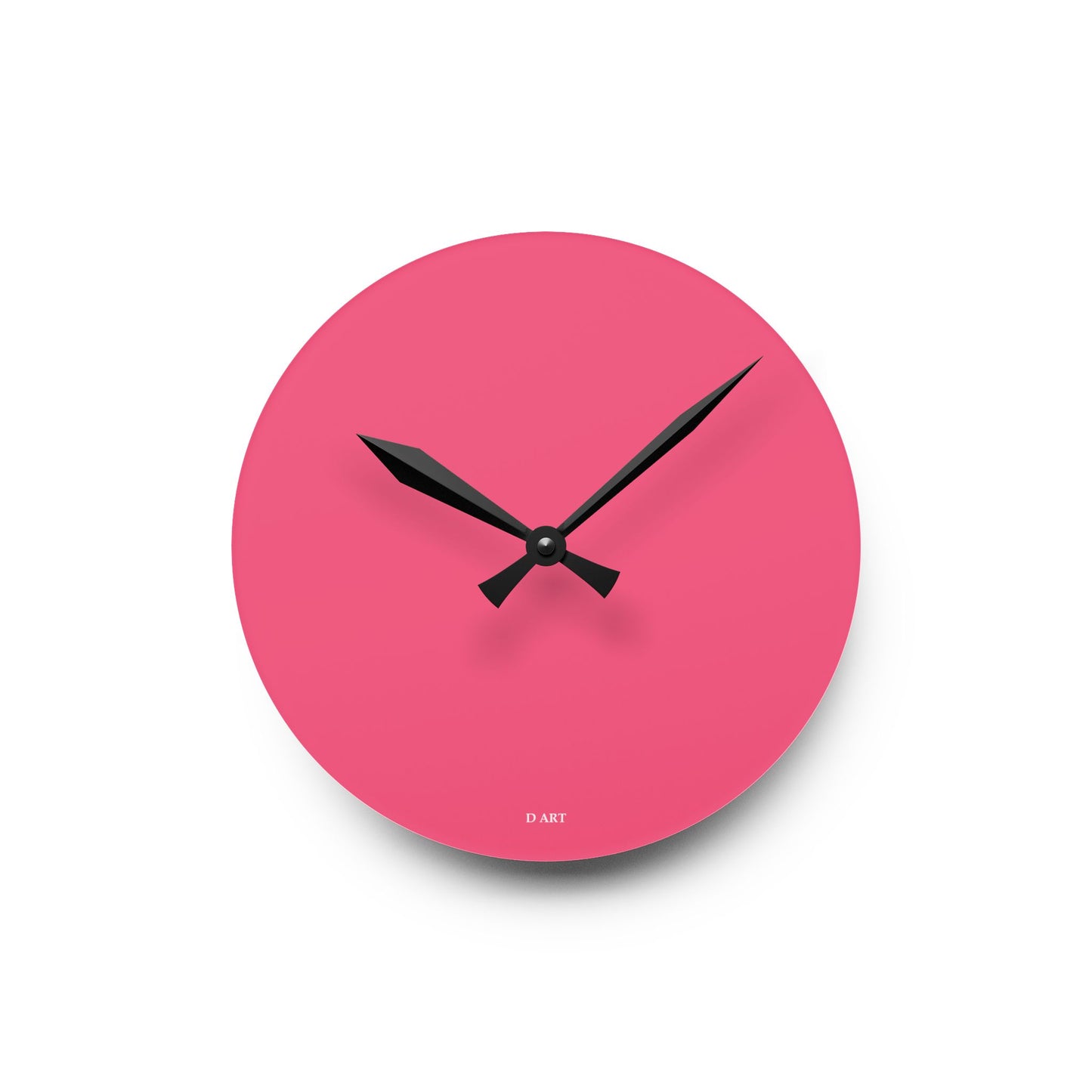 Pink Simplicity wall clock - D ART Studio