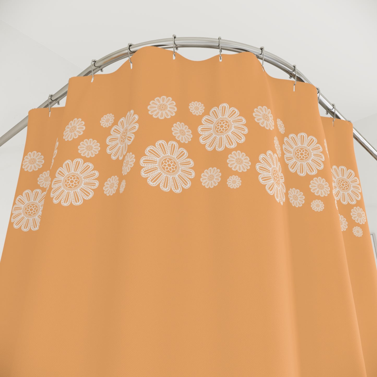 Peachy Sunset shower curtain - D ART Studio