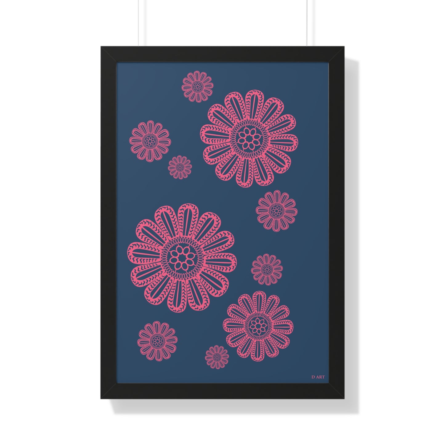 Midnight Blossoms framed art