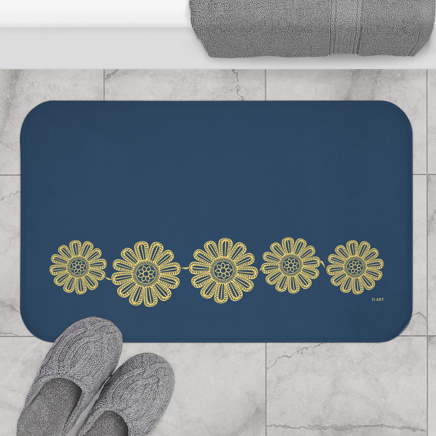 Sun on the String bath mat - D ART Studio