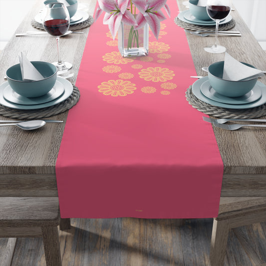 Pink Lemonade table runner