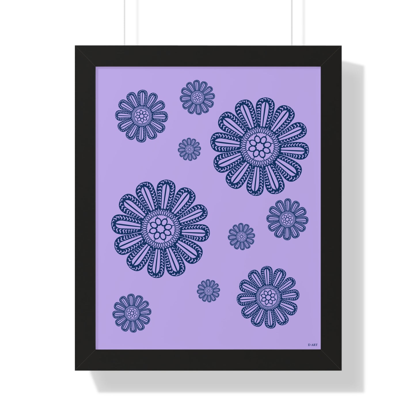 Dreamy Lilac framed art - D ART Studio