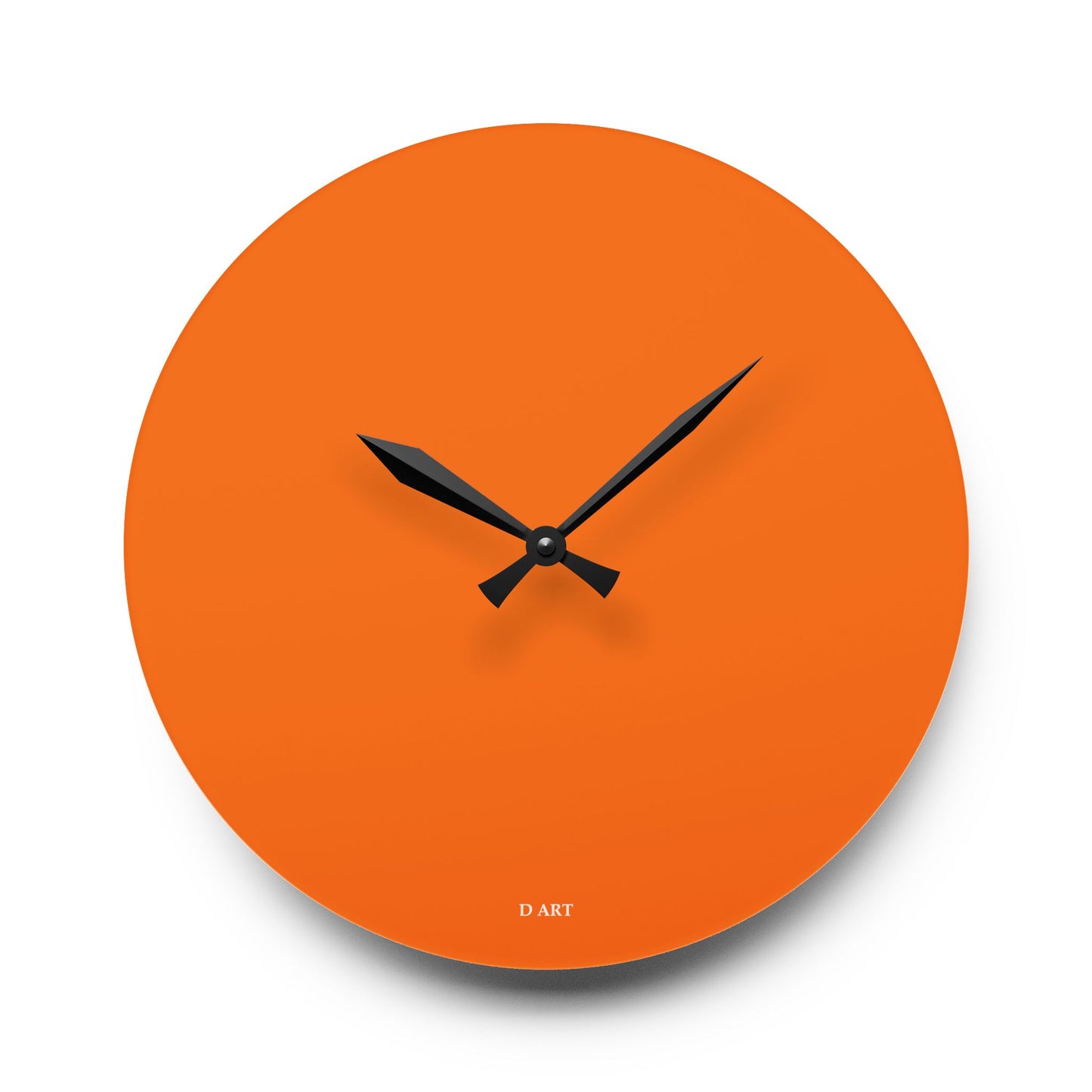 Tangerine Simplicity wall clock - D ART Studio