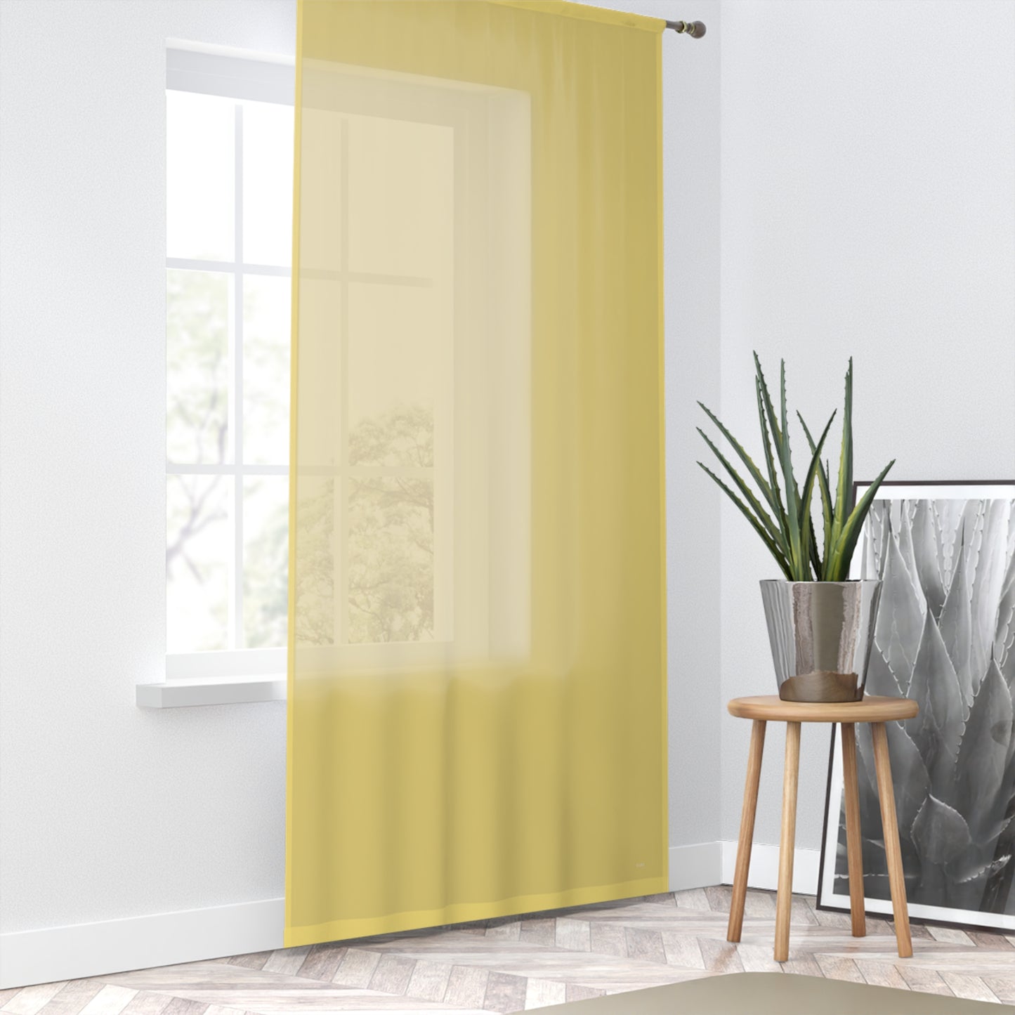 Mimosa Simplicity single panel sheer curtain - D ART Studio