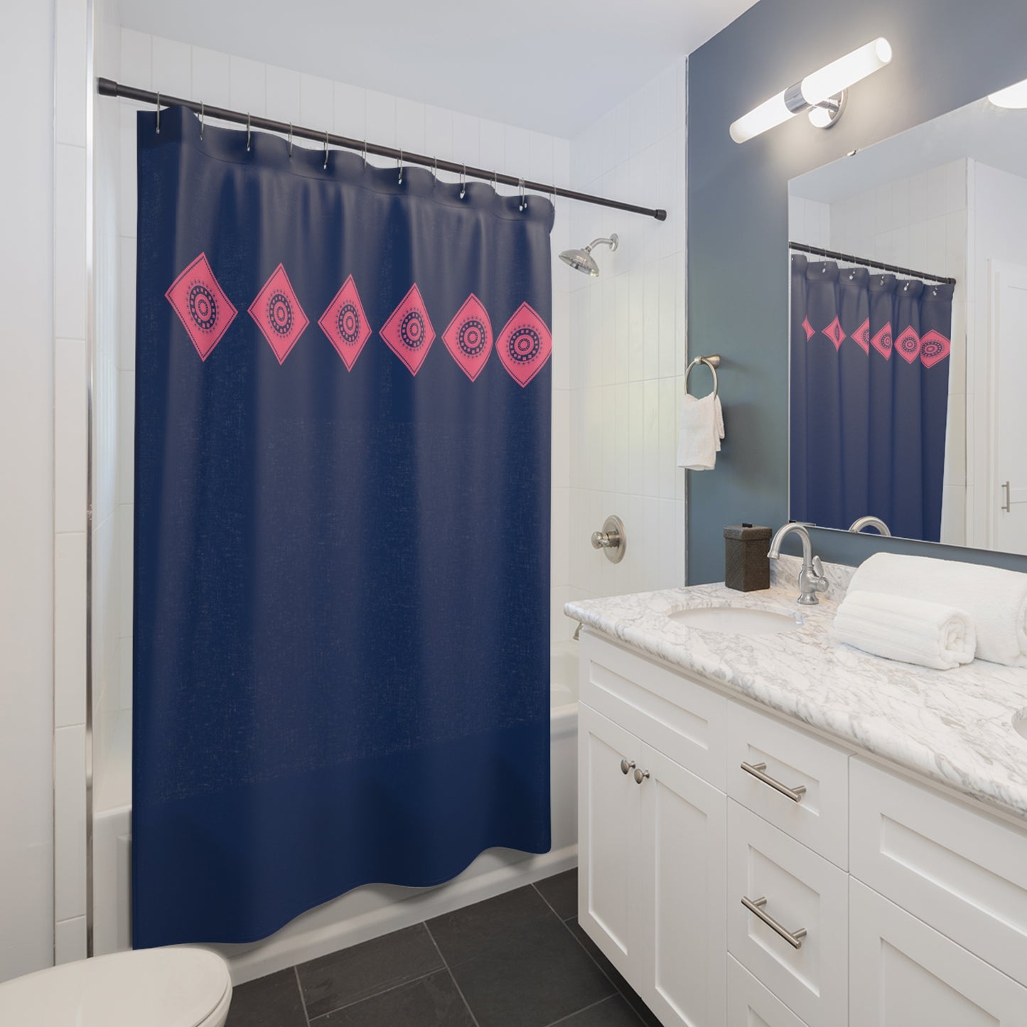 Rose Twilight shower curtain