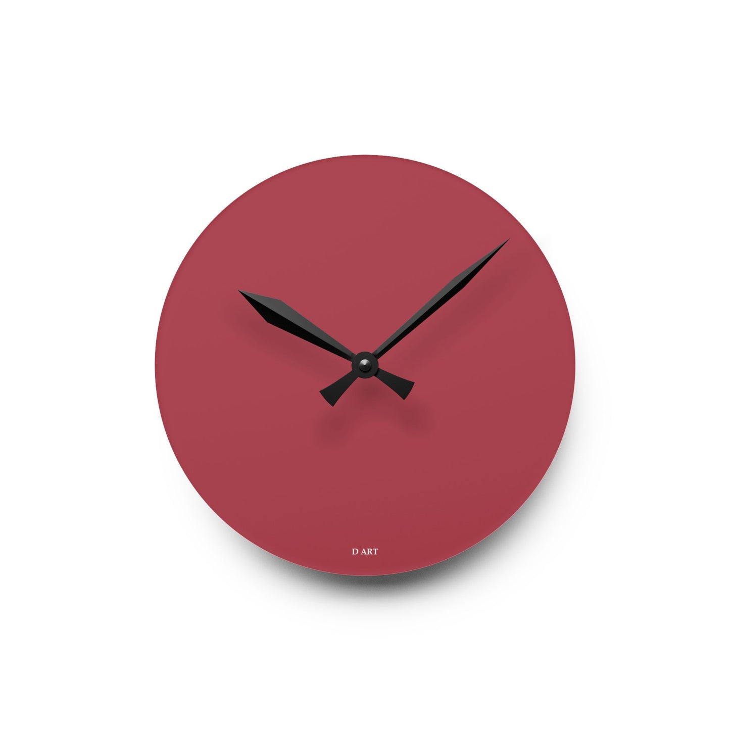 Terracotta Simplicity wall clock - D ART Studio