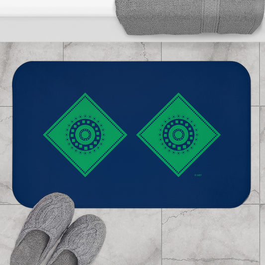 Emerald Nightfall bath mat