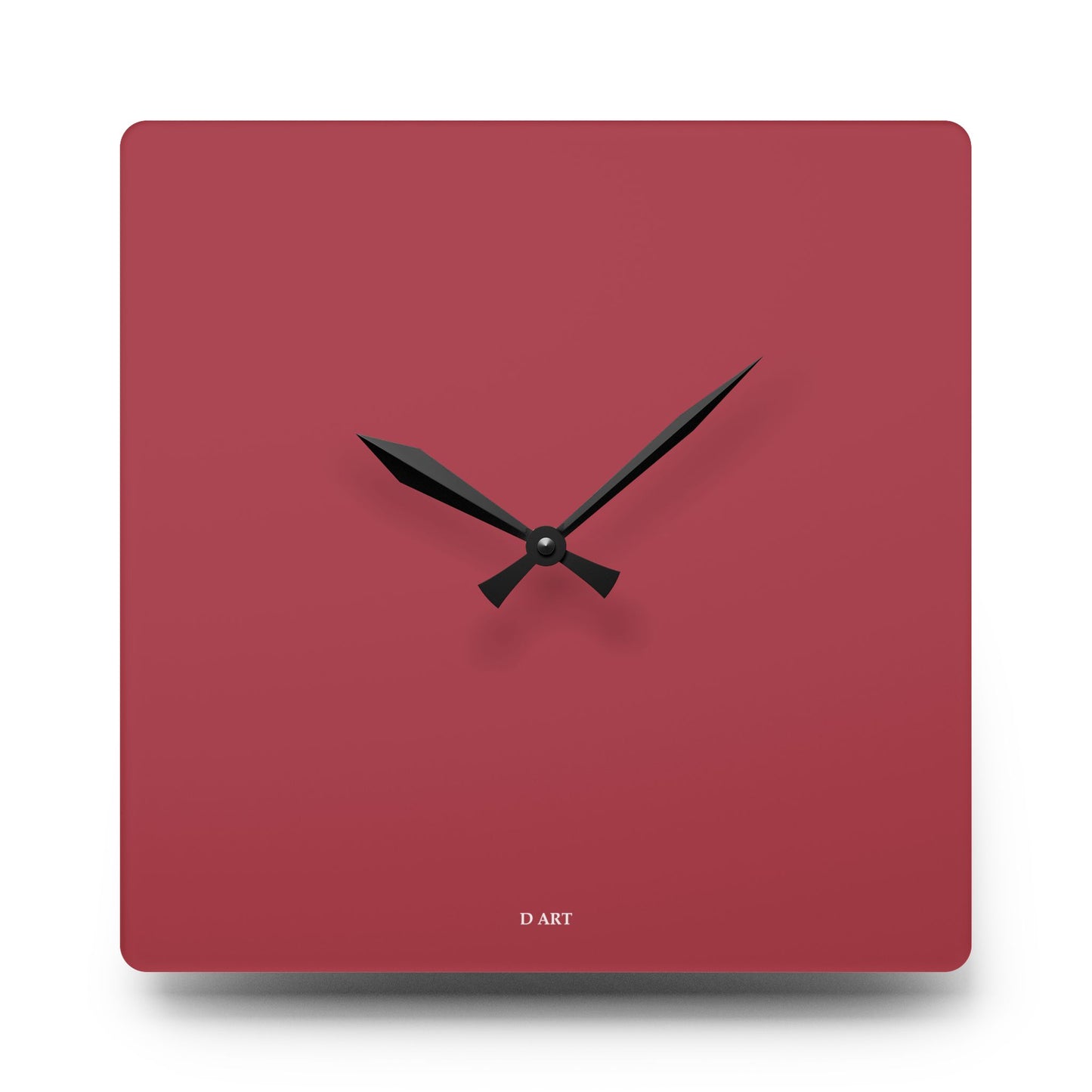 Terracotta Simplicity wall clock - D ART Studio