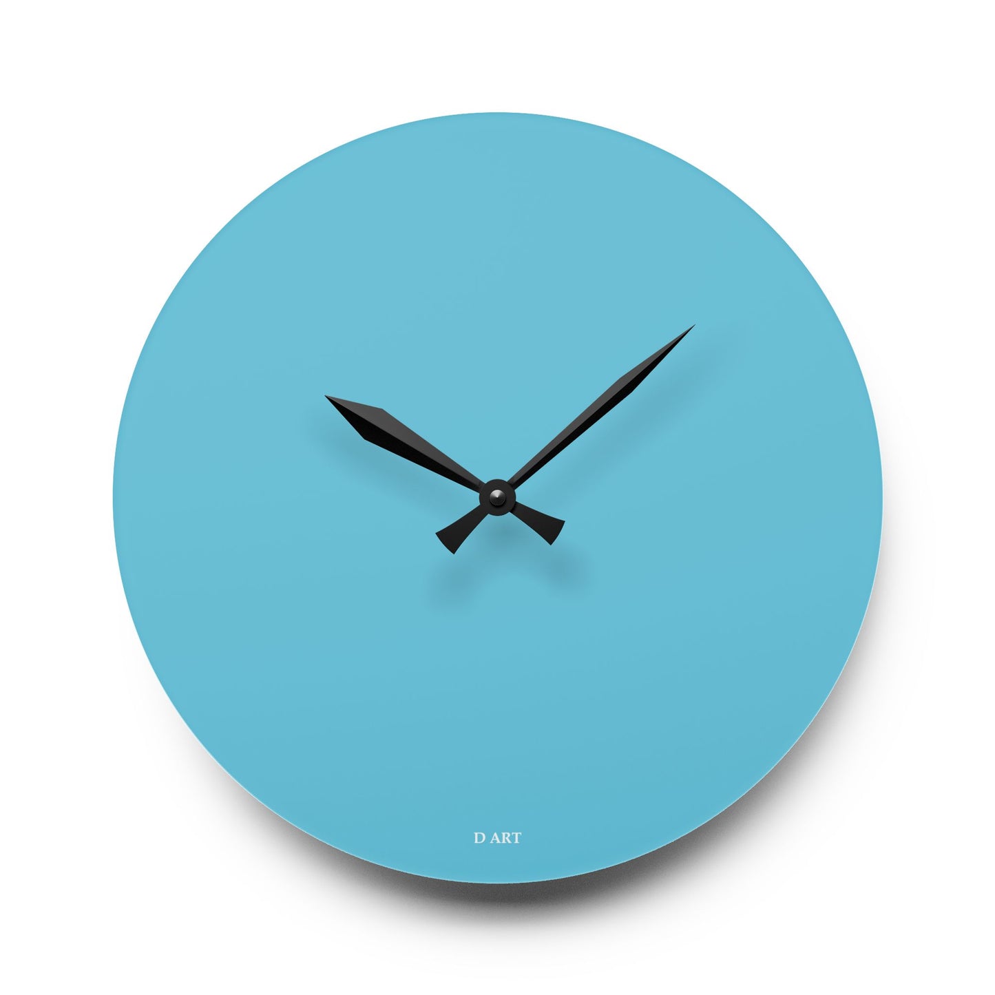 Turquoise Simplicity wall clock - D ART Studio