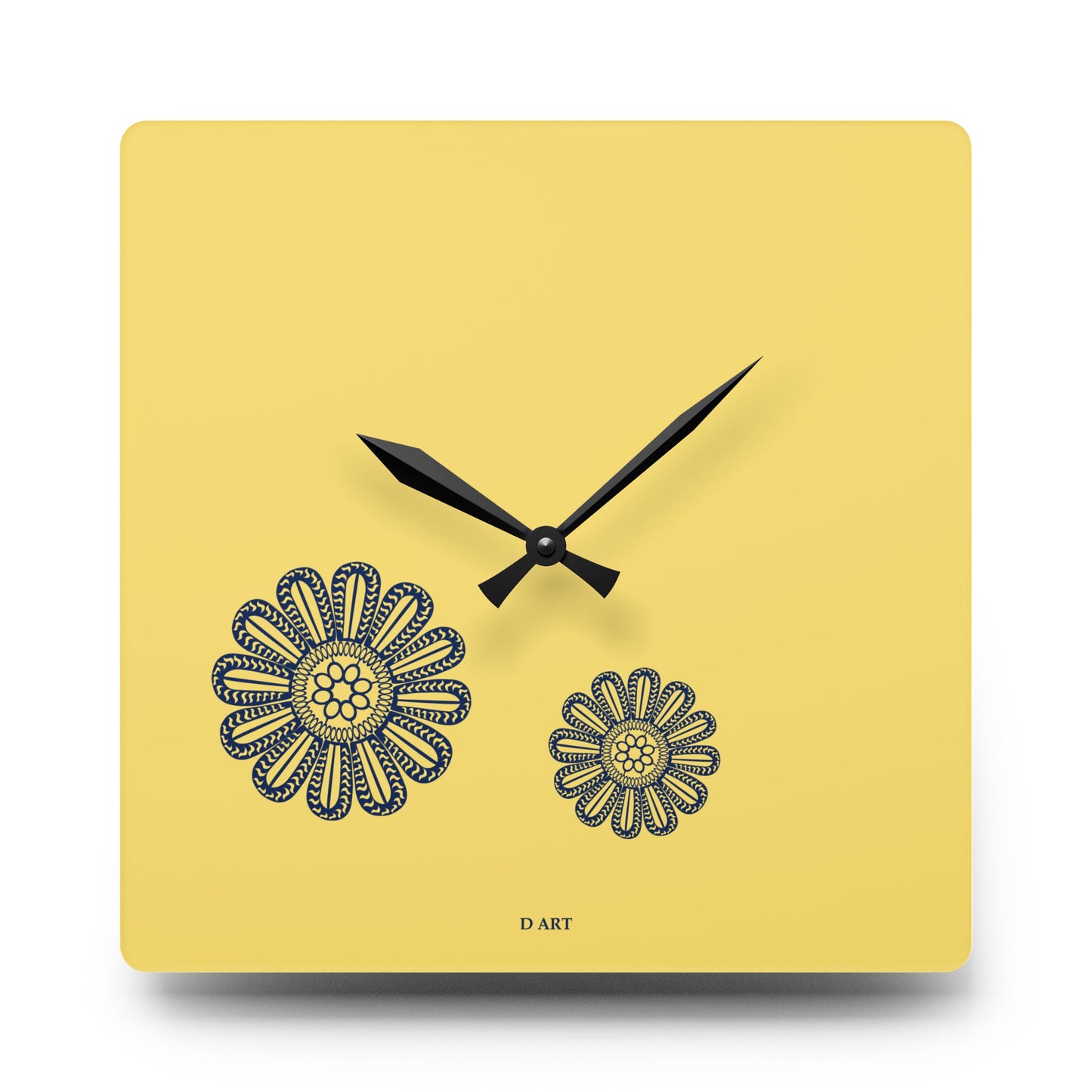 Sunlit Navy wall clock - D ART Studio