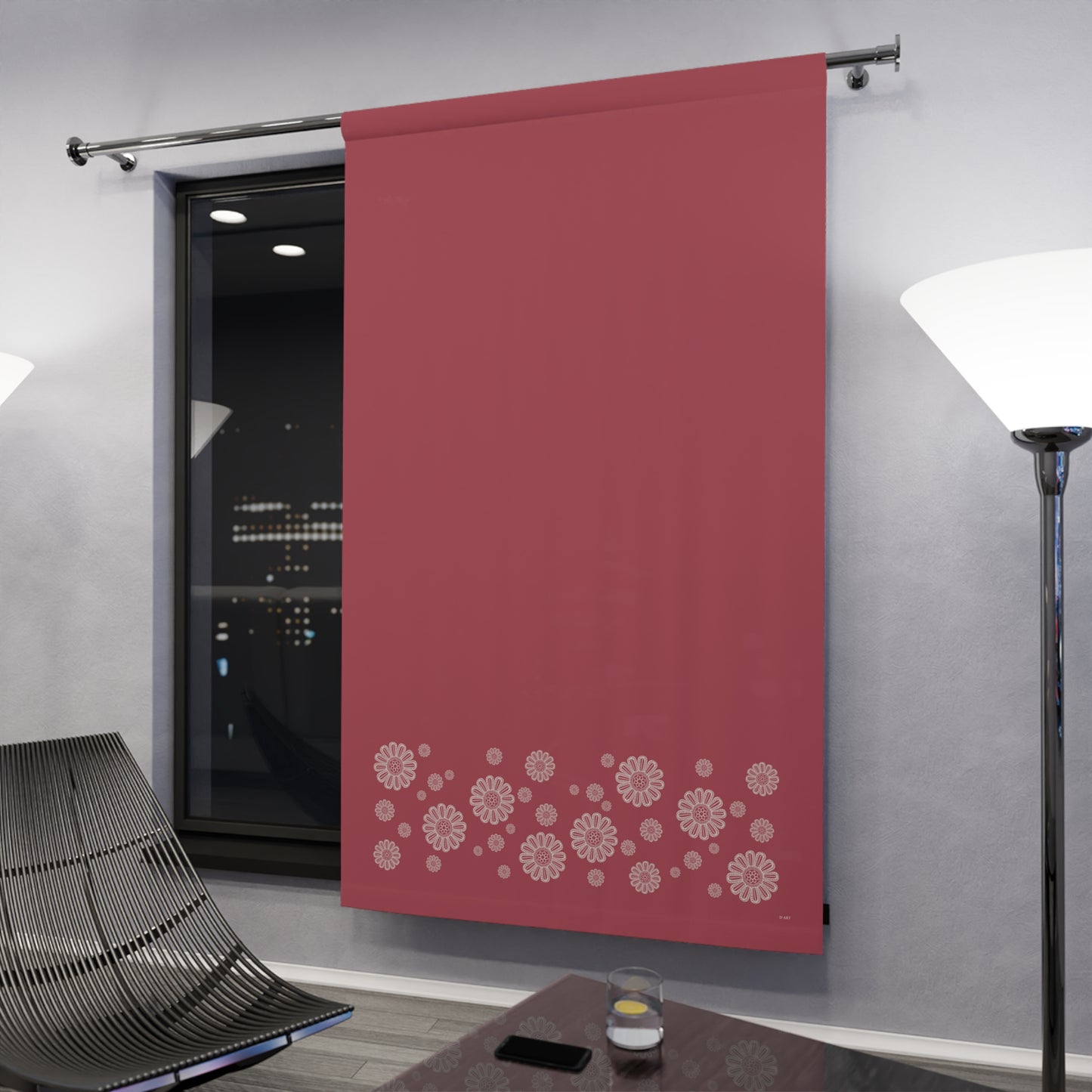 Almond Blossom single panel blackout curtain